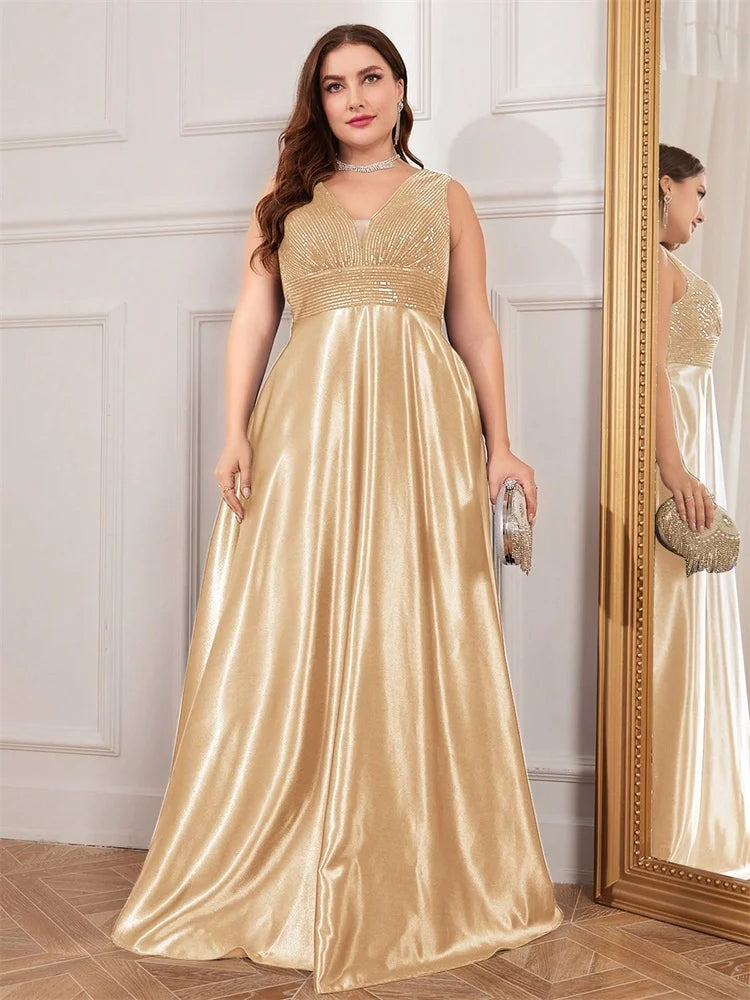 Luxe Satin Gown