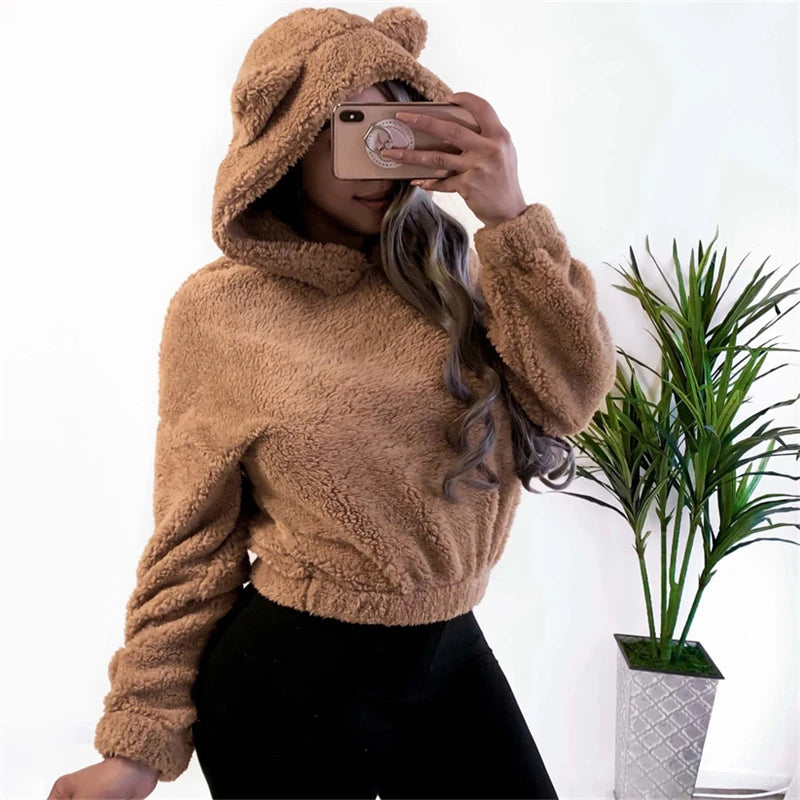 Cute Bear Warm Hoodie